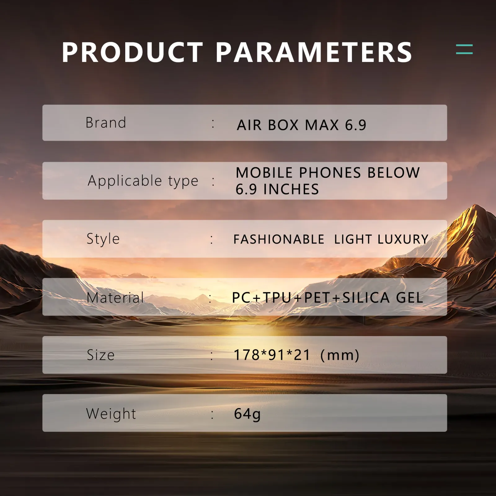 Shellbox, mise en valeur du produit