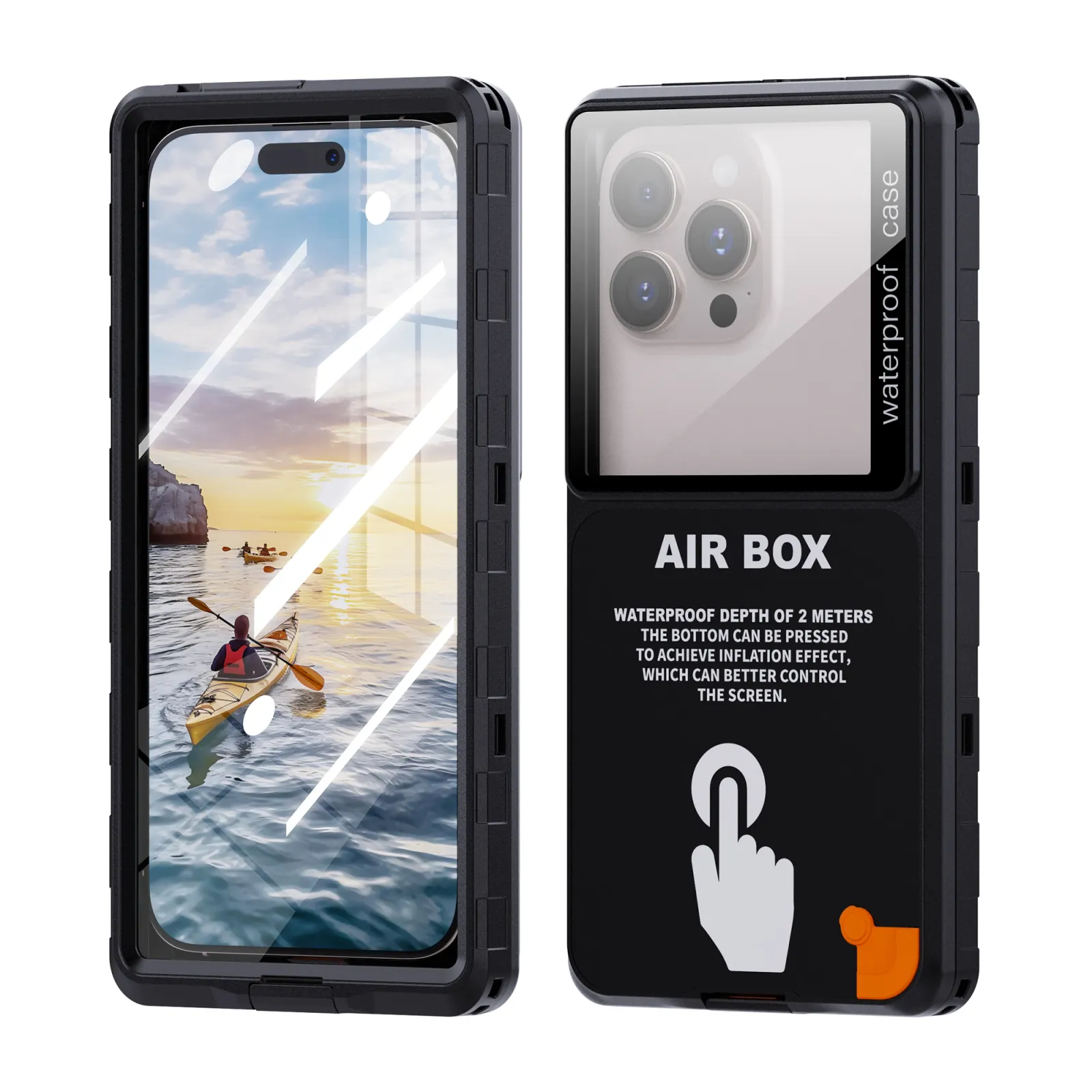 Shellbox, détail du design transparent