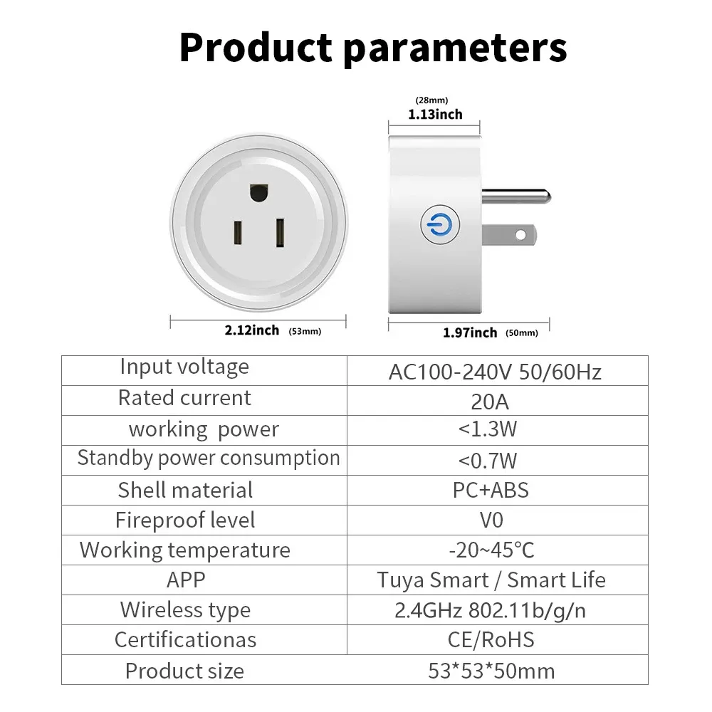 Prise intelligente Wi-Fi, usage quotidien