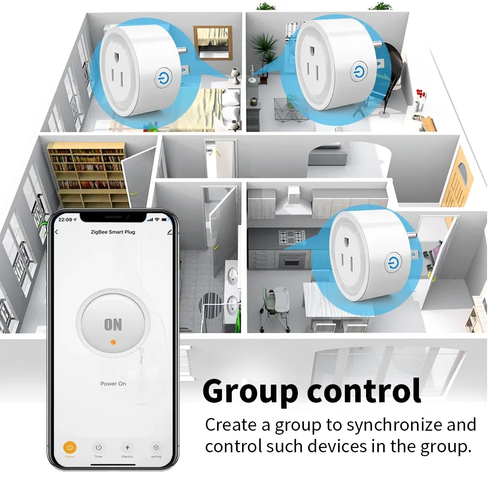 Prise intelligente Wi-Fi dans un intérieur
