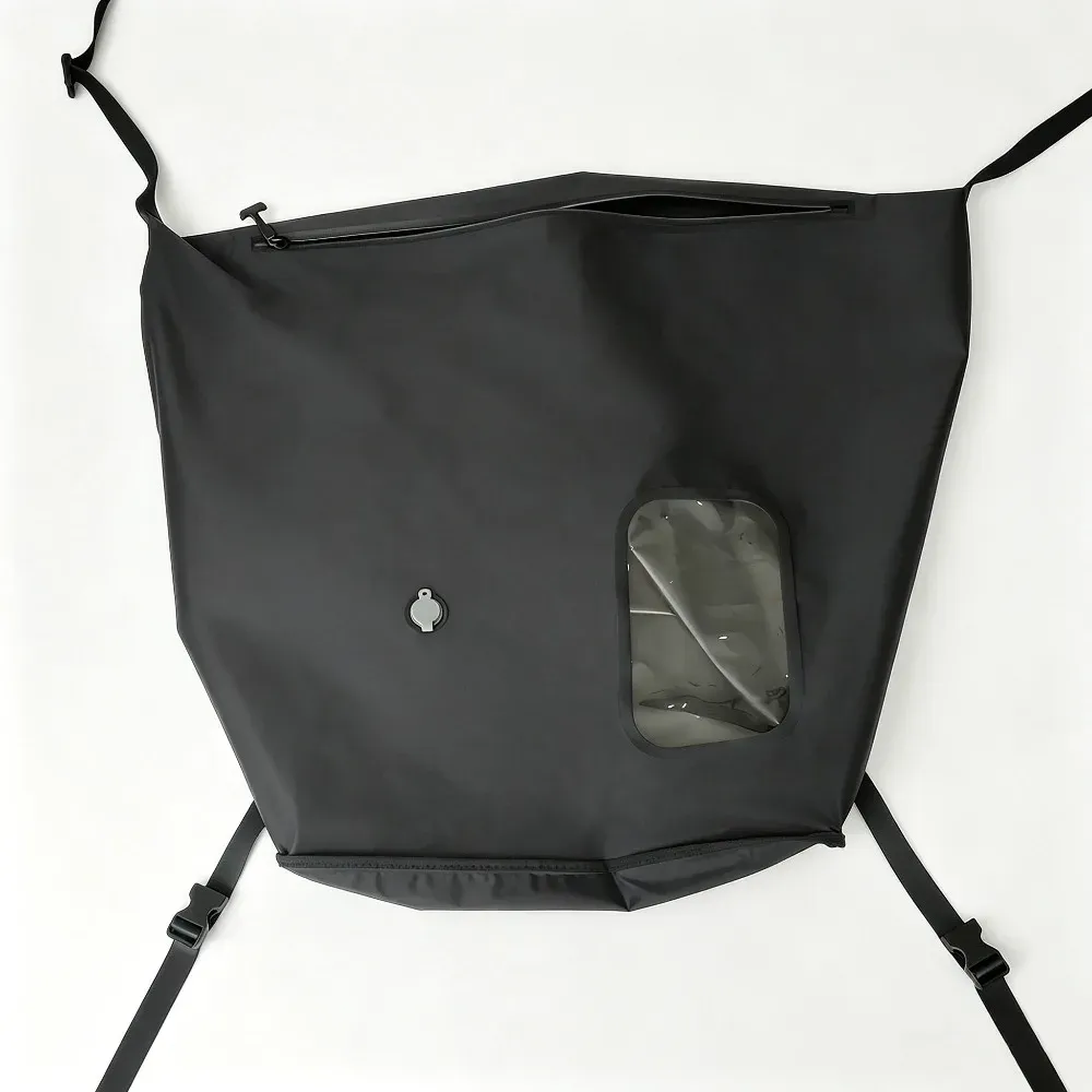 Sac de compression sous vide, vue de côté