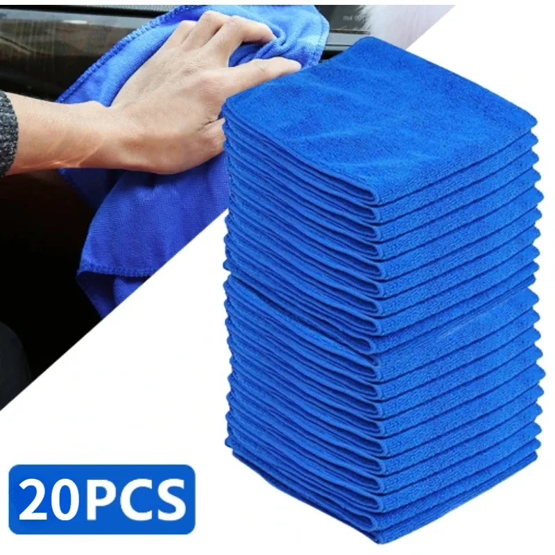 Chiffon de nettoyage automobile en microfibre, serviette de séchage et de lavage pour voiture - Image 1