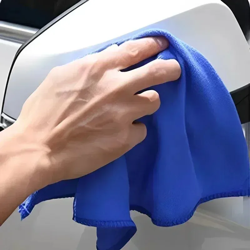 Chiffon de nettoyage automobile en microfibre, serviette de séchage et de lavage pour voiture 4