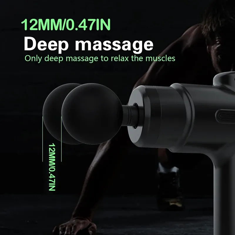 Pistolet de massage sous différents angles