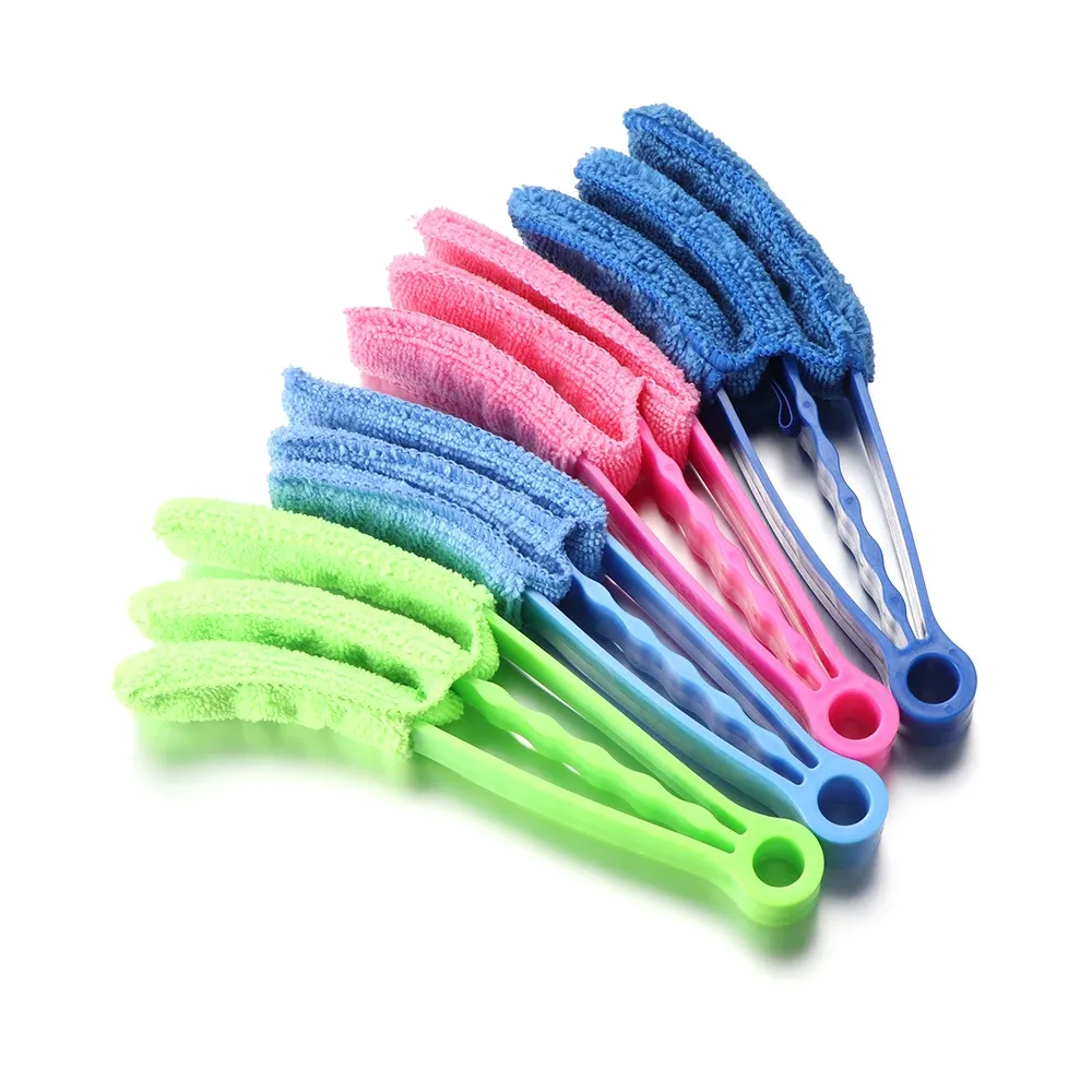 Brosse à livres en microfibre lavable, plumeau ménager pour vitres et stores 3