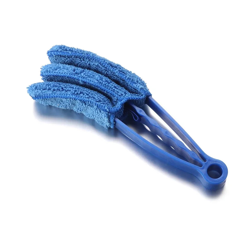 Brosse à livres en microfibre lavable, plumeau ménager pour vitres et stores 12
