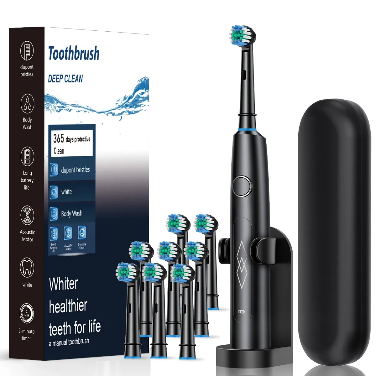 Brosse à dents électrique intelligente, vue d'ensemble