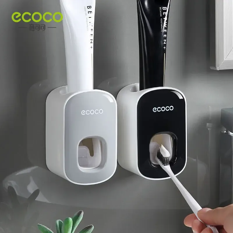 Distributeur automatique de dentifrice sans perçage, presse-dentifrice mural pour salle de bain, accessoire de salle de bain élégant