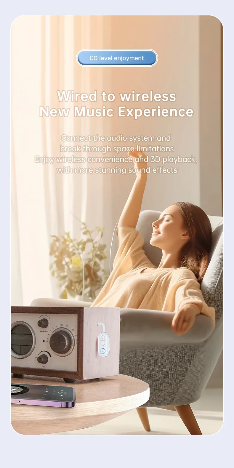 Compacité et portabilité de l'adaptateur