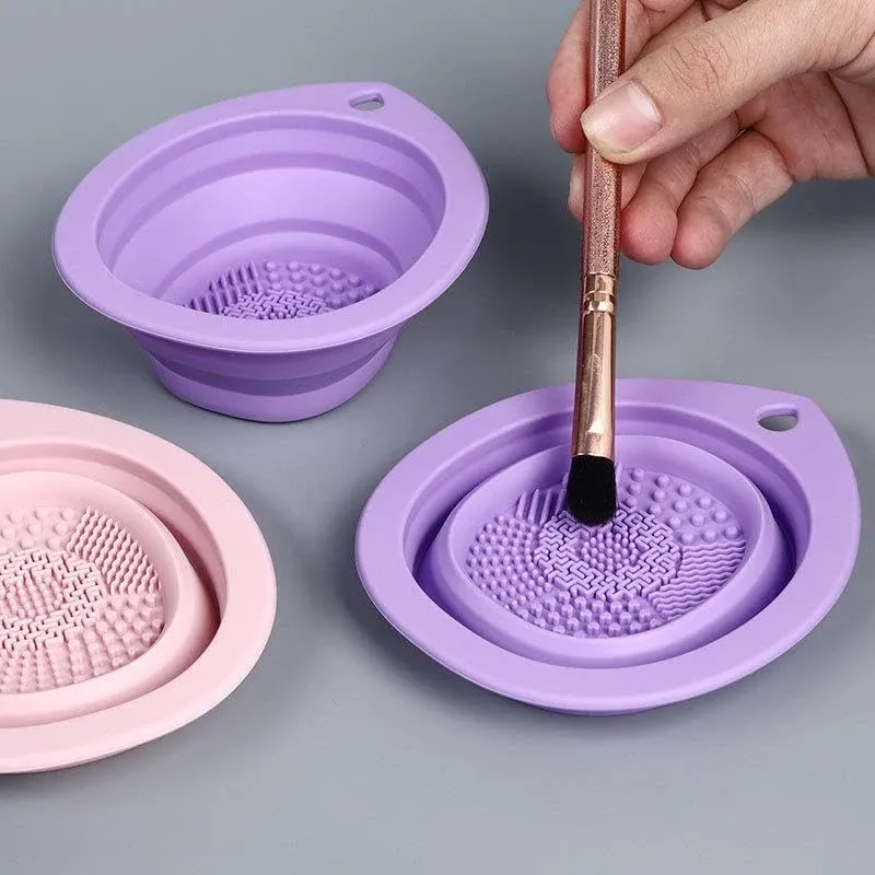 Bol de nettoyage en silicone pour pinceaux de maquillage