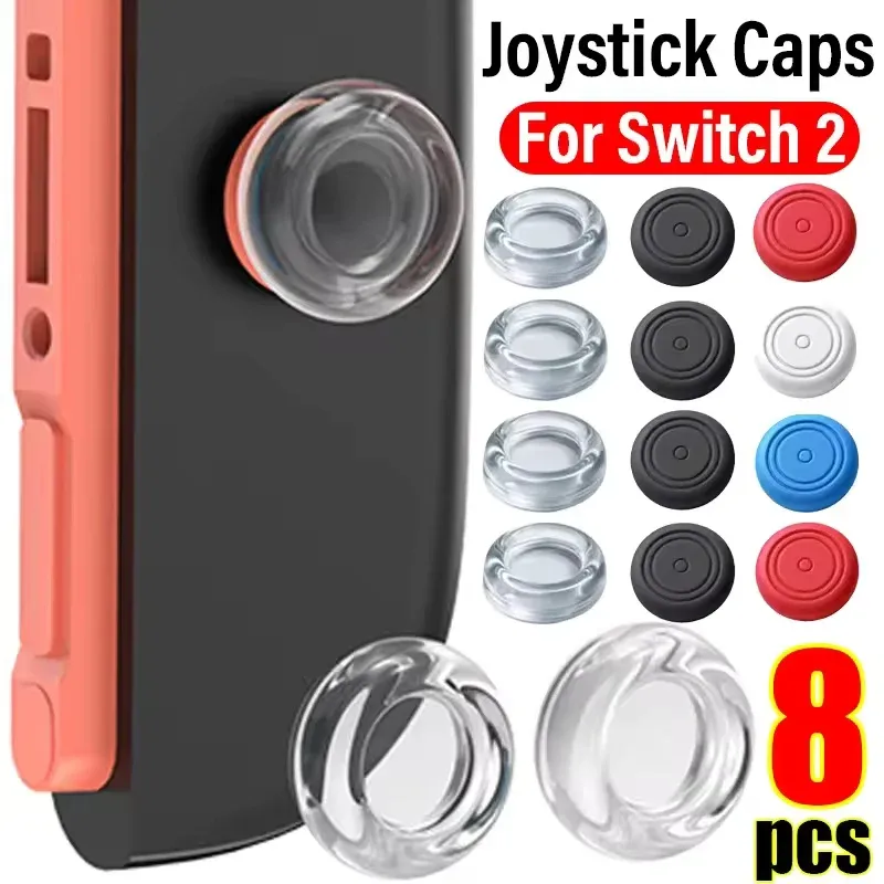 Capuchon de joystick en silicone pour manette Nintendo Switch 2 (NS2), protection antidérapante 1
