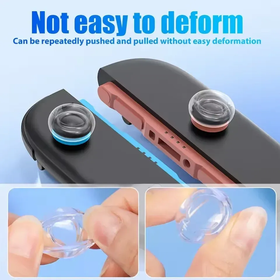 Capuchon de joystick en silicone pour manette Nintendo Switch 2 (NS2), protection antidérapante 2