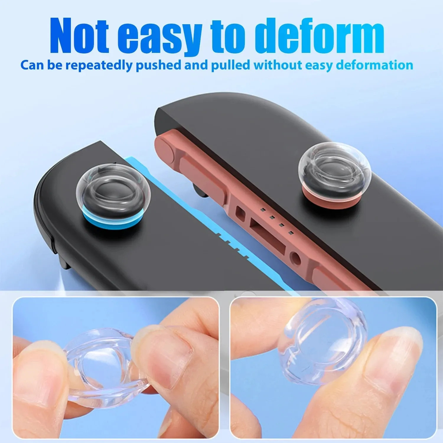 Capuchons de joystick en silicone pour manette Switch 2