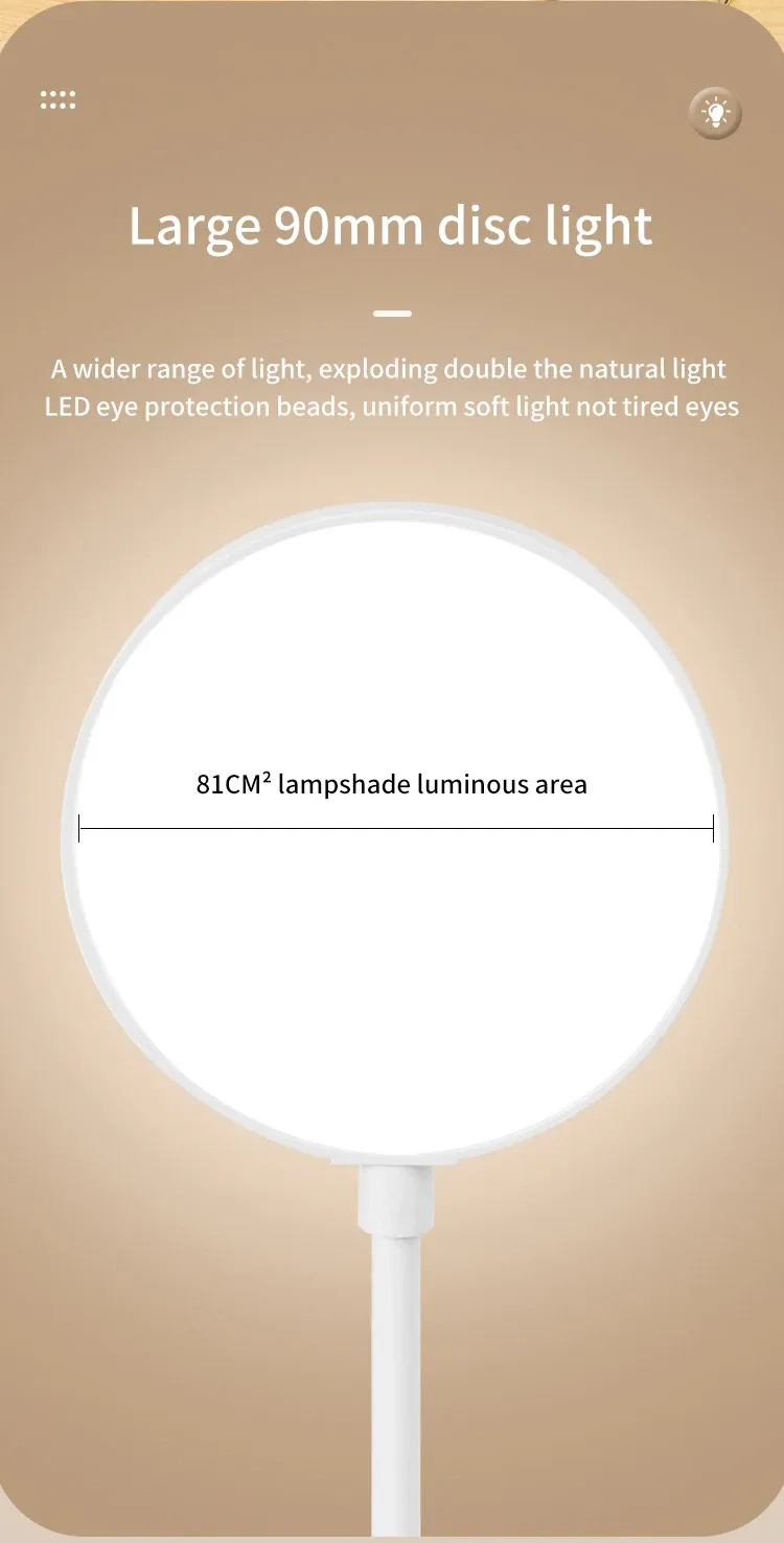 Lampe installée sur un bureau d'étude