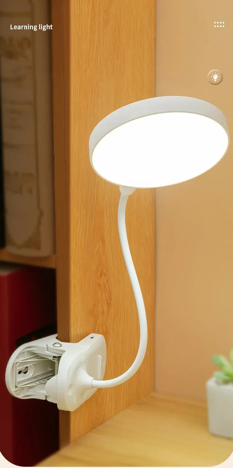 Lampe de table LED rechargeable, vue d'ensemble