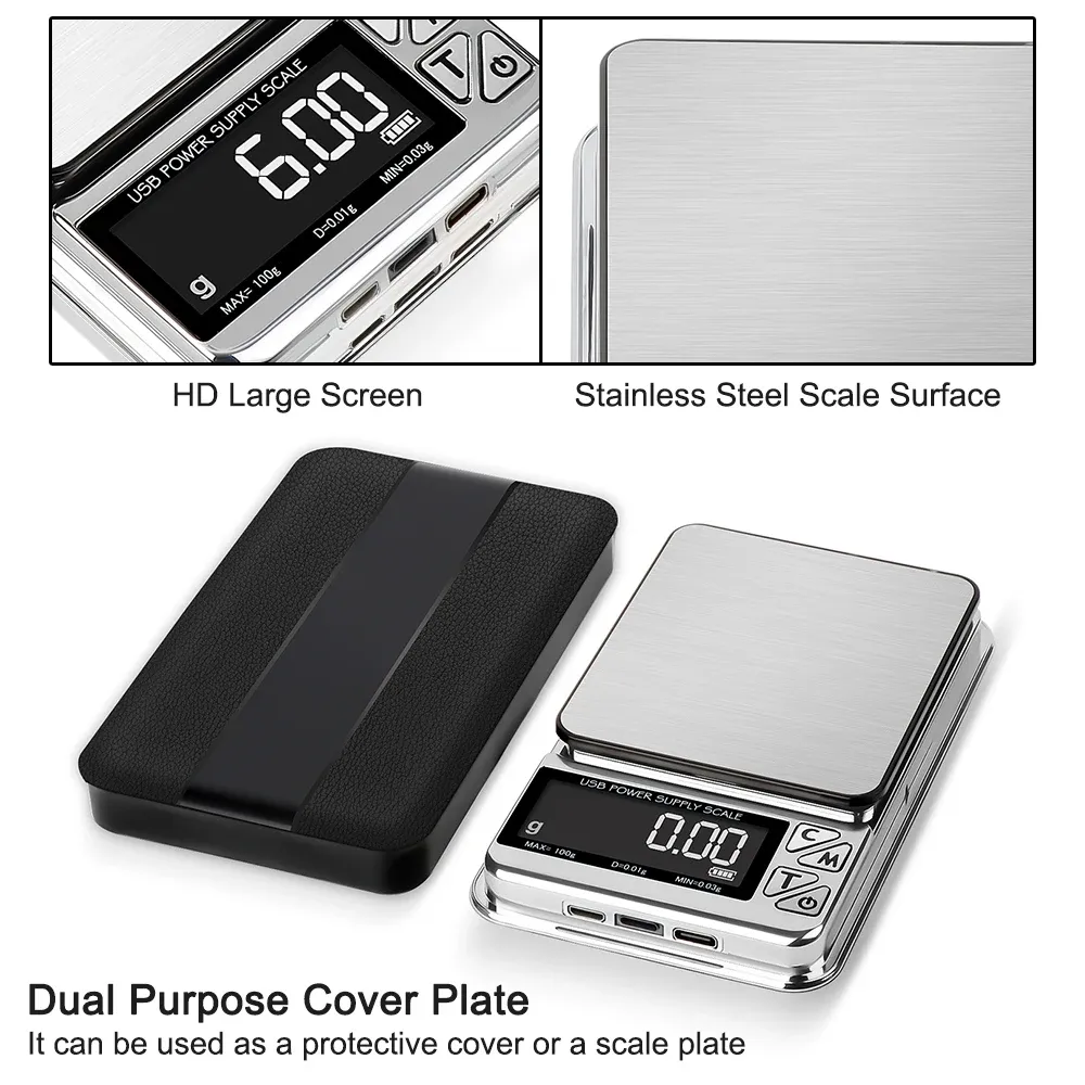 Plateau de pesée et couvercle de protection