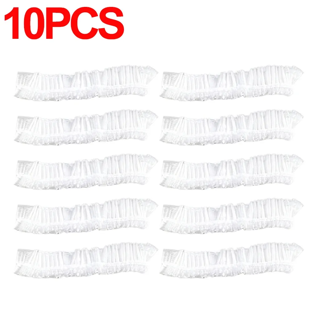 Film étirable jetable pour conservation des aliments, 500 pièces / 10 rouleaux, housses de stockage pour la cuisine, couvercles pour bols, bande élastique, couvercle en plastique, sacs sous vide 9