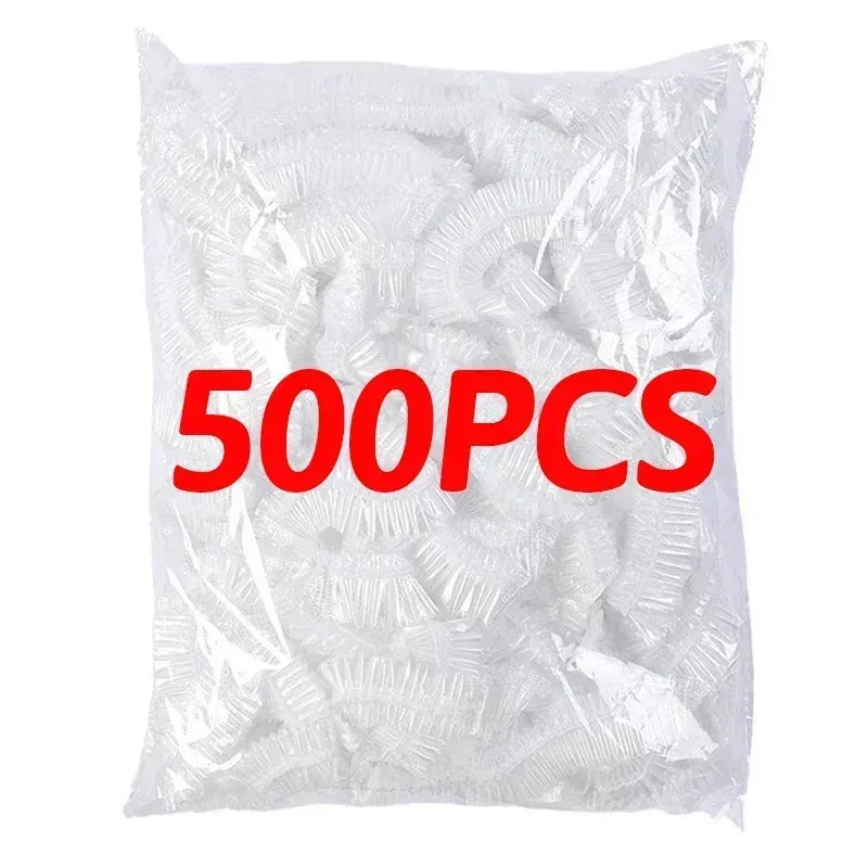 Film étirable jetable pour conservation des aliments, 500 pièces / 10 rouleaux, housses de stockage pour la cuisine, couvercles pour bols, bande élastique, couvercle en plastique, sacs sous vide 11