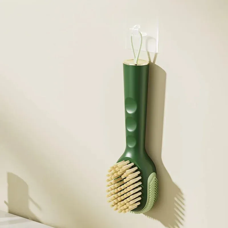 Brosse à raclette 4 en 1 pour le nettoyage des rainures, grattoir à verre, cuisine et salle de bains 8