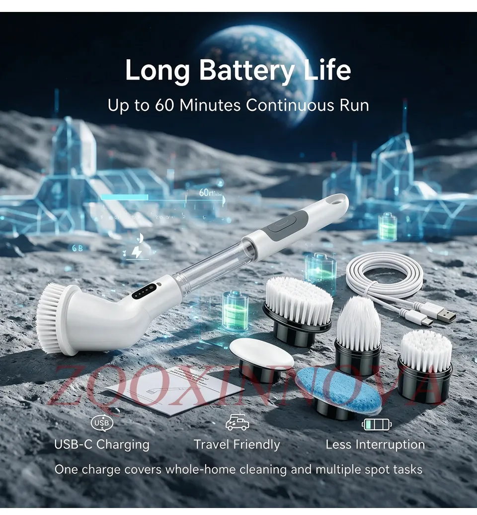 Autonomie et recharge de la brosse électrique