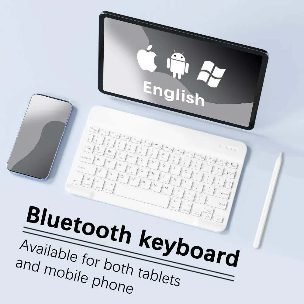 Clavier sans fil ultra-fin pour tablette et smartphone