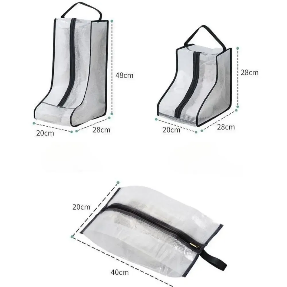 Sac de rangement pour chaussures pliable et portable, imperméable, idéal pour les bottes et les voyages 2
