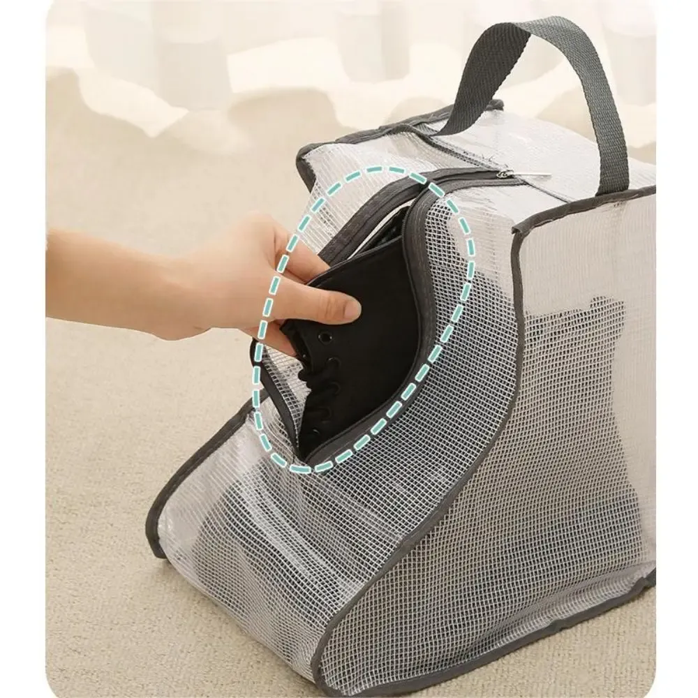 Sac de rangement pour chaussures pliable et portable, imperméable, idéal pour les bottes et les voyages 3
