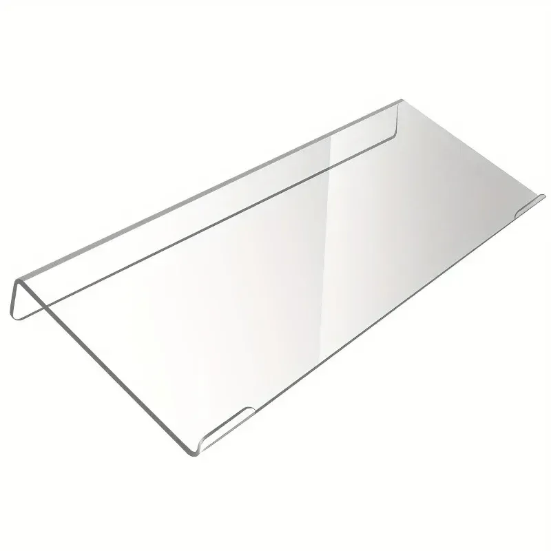 Support de clavier en acrylique, élévateur de bureau compact pour clavier et mini PC, couleurs mélangées, non chargé, matériau durable, 1 pièce 5
