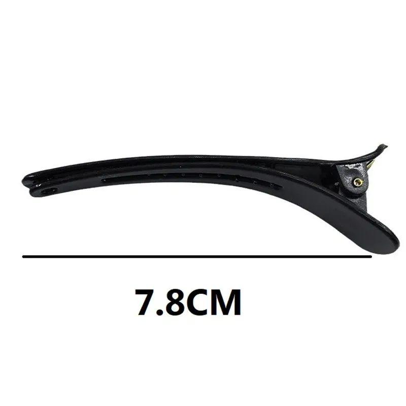 Pinces à cheveux professionnelles pour coiffeur, pinces crocodile et bec de canard, lot de 10 2