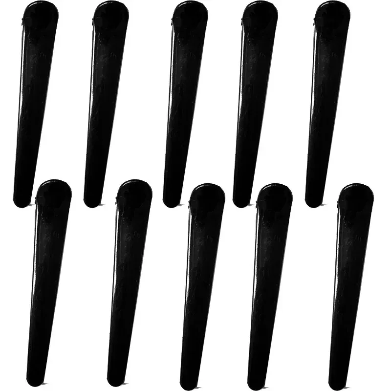 Pinces à cheveux professionnelles pour coiffeur, pinces crocodile et bec de canard, lot de 10 6