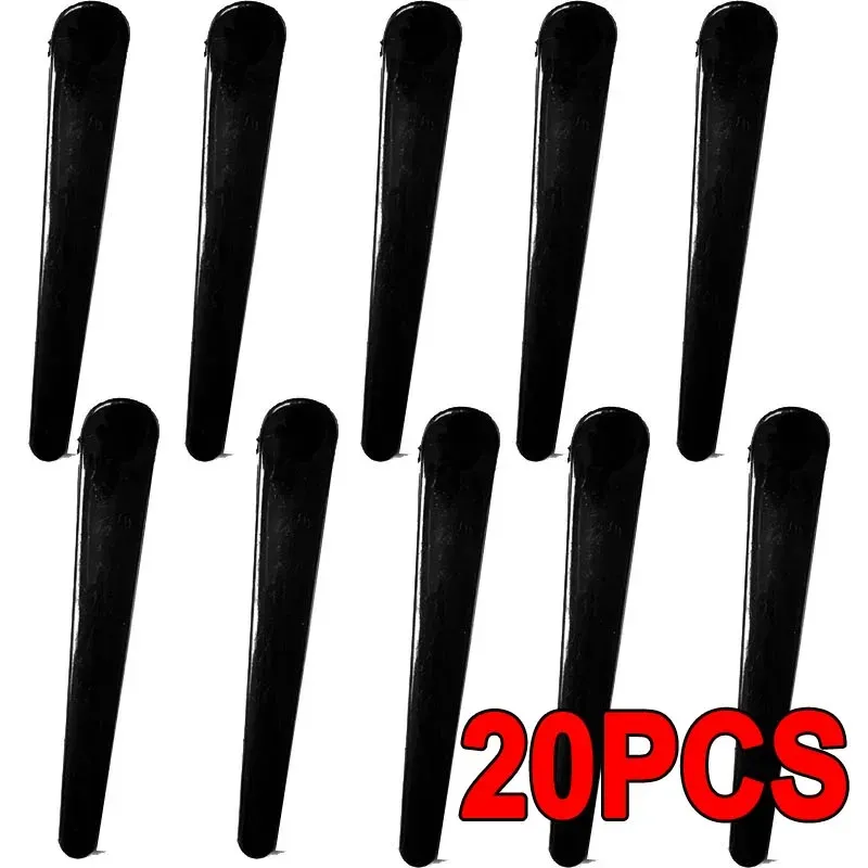 Pinces à cheveux professionnelles pour coiffeur, pinces crocodile et bec de canard, lot de 10 7
