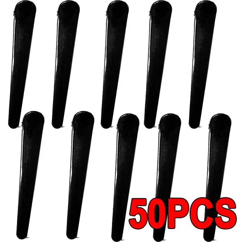 Pinces à cheveux professionnelles pour coiffeur, pinces crocodile et bec de canard, lot de 10 9