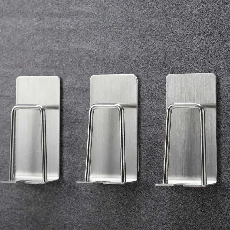 Détail du porte-brosse à dents en acier inoxydable