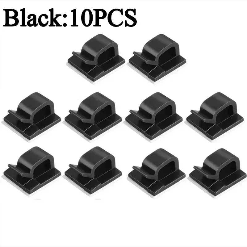 Clips auto-adhésifs de gestion de câbles pour automobile – Guide-fils de câblage WINDER 8