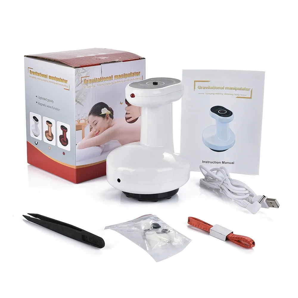 Ventouse électrique de massage Gua Sha avec EMS, chauffage infrarouge et effet sous vide, appareil anti-cellulite pour le corps 8