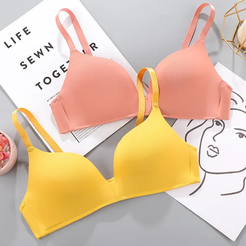 Soutien-gorge sans couture sans armatures push-up pour femme, respirant et ultra-fin, disponible en 10 coloris 5