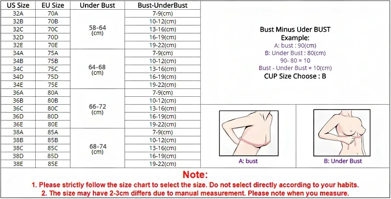 Soutien-gorge sans couture push-up, vue d'ensemble