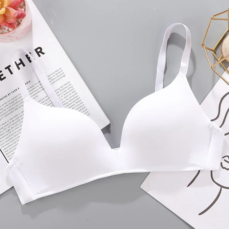 Soutien-gorge sans couture sans armatures push-up pour femme, respirant et ultra-fin, disponible en 10 coloris 10