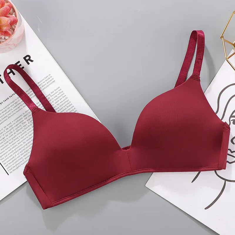 Soutien-gorge sans couture sans armatures push-up pour femme, respirant et ultra-fin, disponible en 10 coloris 8