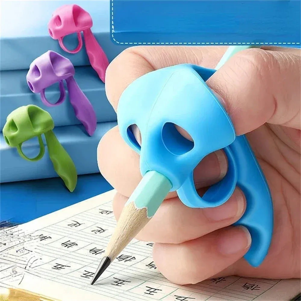 Porte-stylo ergonomique en utilisation