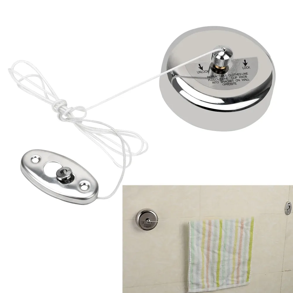 Corde à linge rétractable en acier inoxydable 3