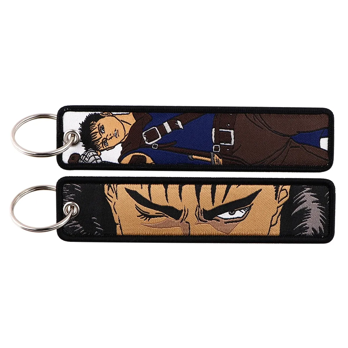 Porte-clés brodé Gojo Satoru, style manga et anime, pour moto et voiture 39