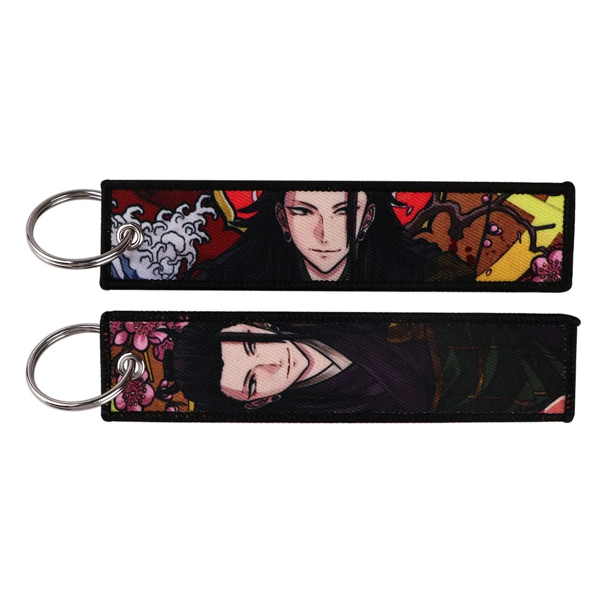 Porte-clés brodé Gojo Satoru, style manga et anime, pour moto et voiture 62