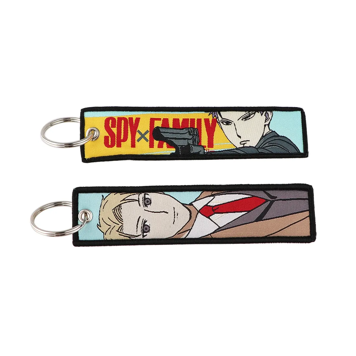 Porte-clés brodé Gojo Satoru, style manga et anime, pour moto et voiture 66