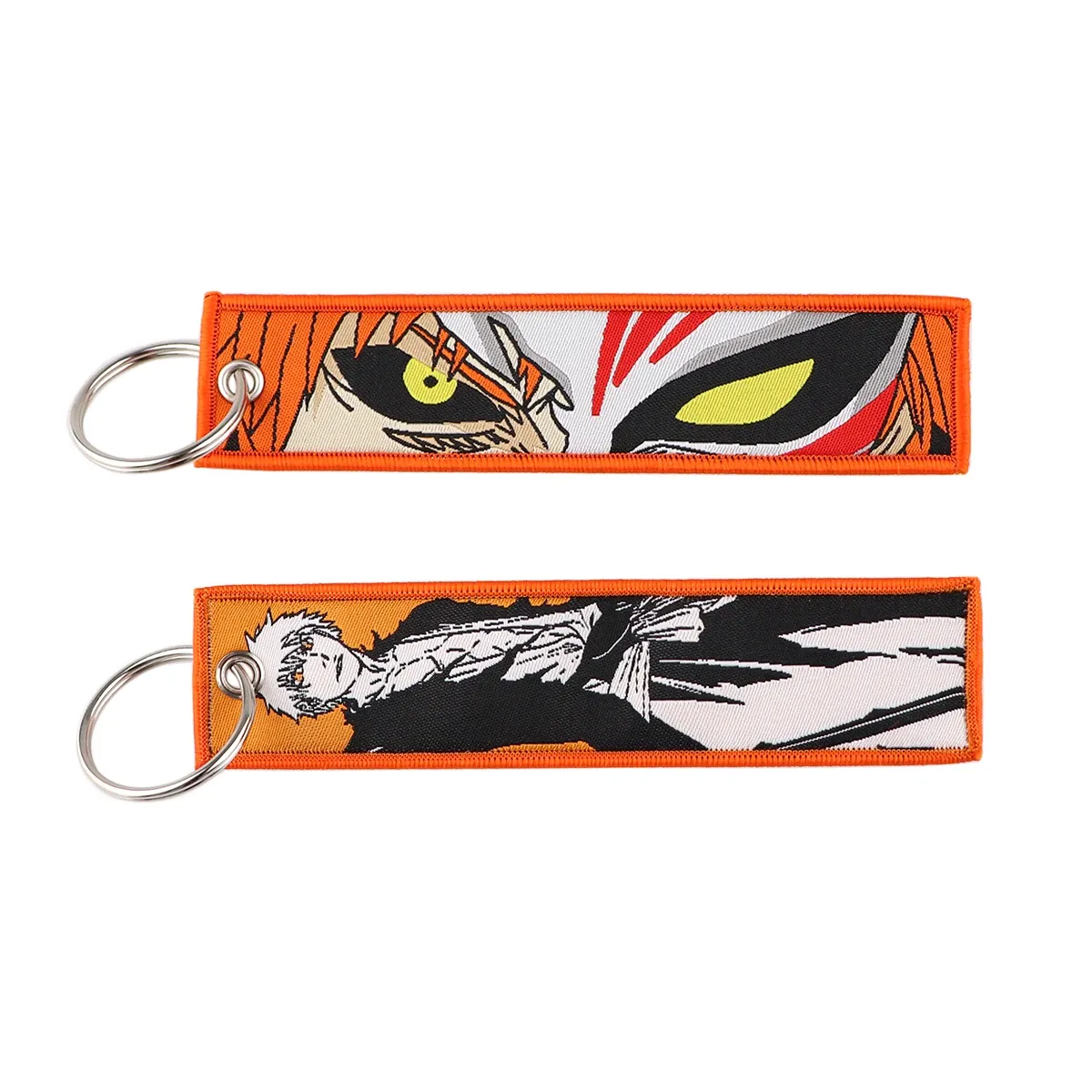Porte-clés brodé Gojo Satoru, style manga et anime, pour moto et voiture 65
