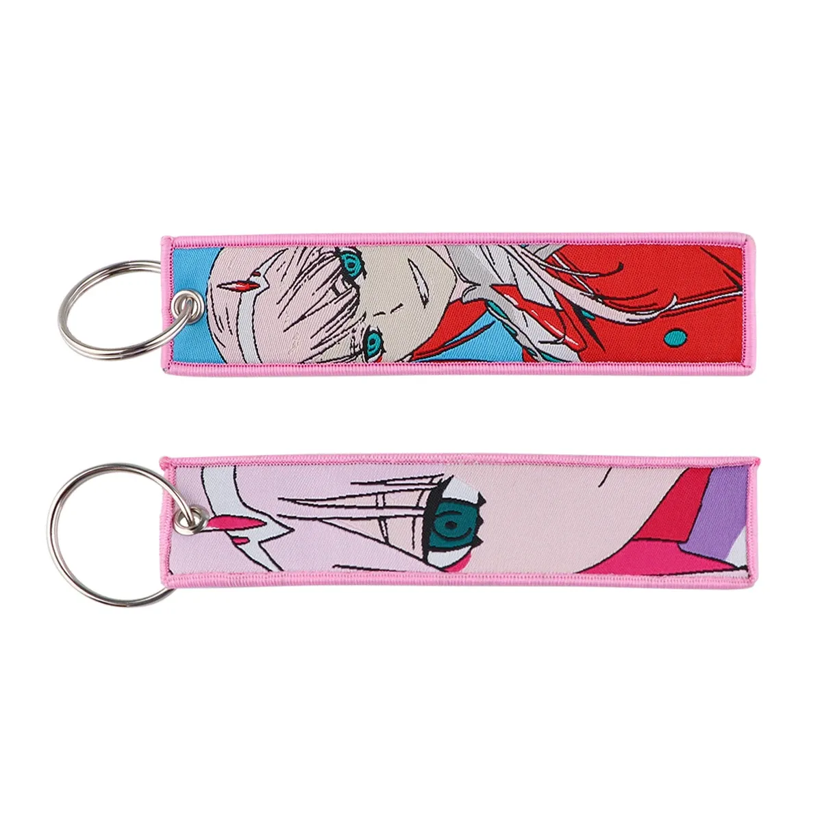 Porte-clés brodé Gojo Satoru, style manga et anime, pour moto et voiture 58
