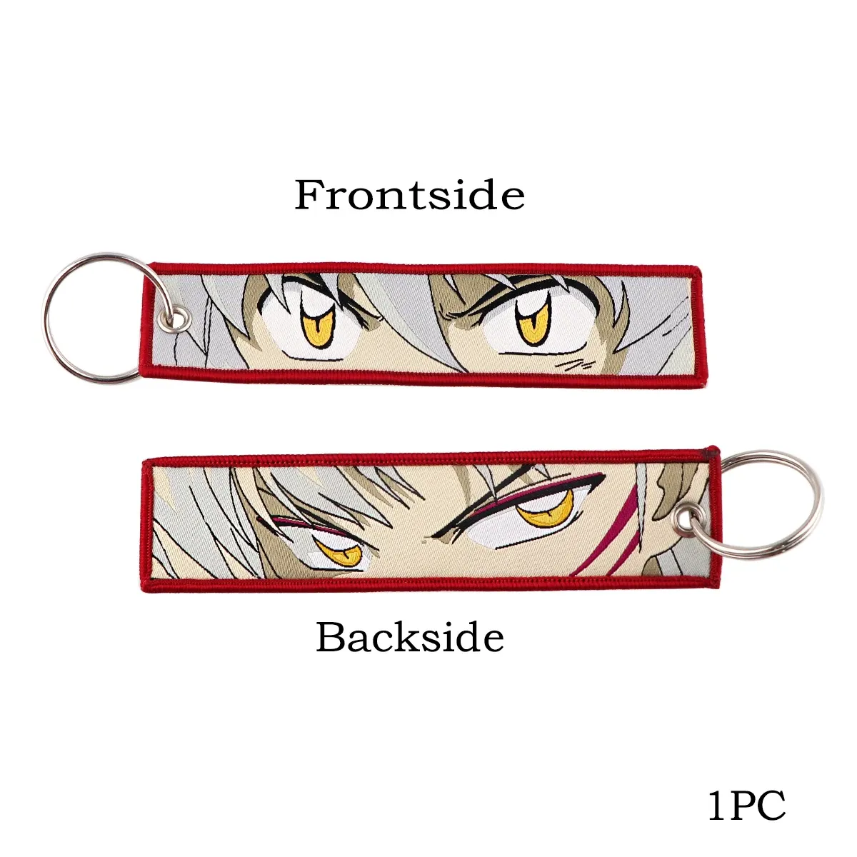 Porte-clés brodé Gojo Satoru, style manga et anime, pour moto et voiture 48
