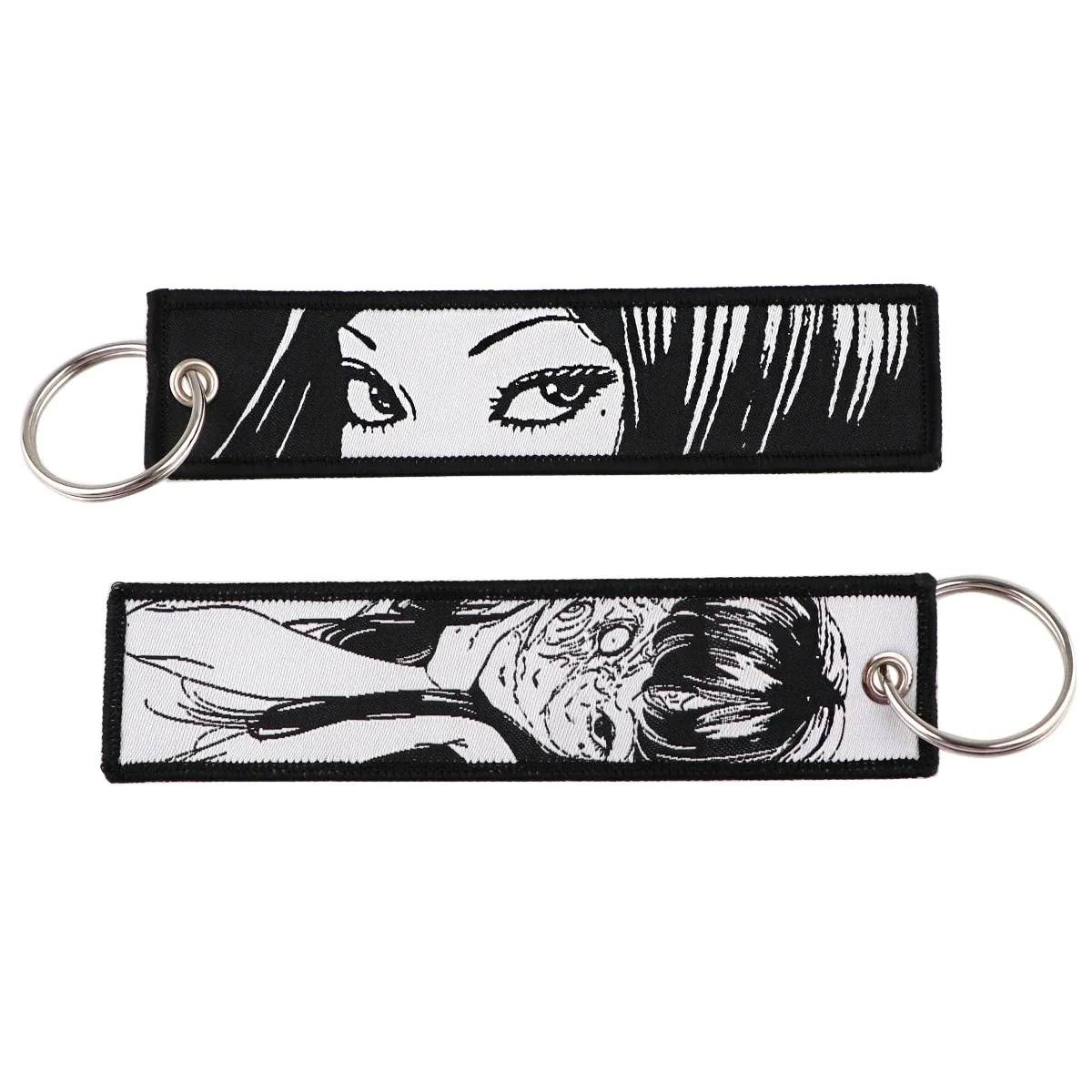 Porte-clés brodé Gojo Satoru, style manga et anime, pour moto et voiture 50