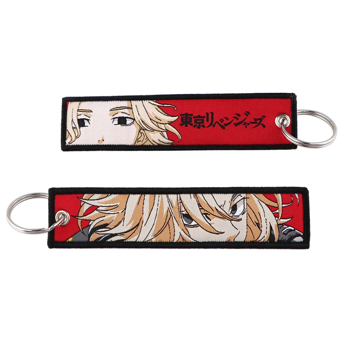 Porte-clés brodé Gojo Satoru, style manga et anime, pour moto et voiture 44