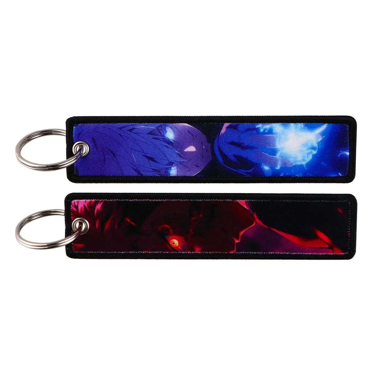 Porte-clés brodé Gojo Satoru, style manga et anime, pour moto et voiture 88